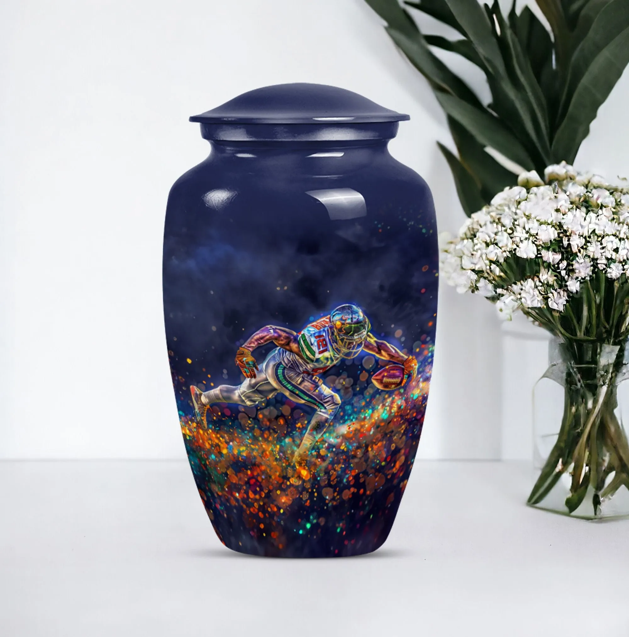 Football Urn - A Loving Medium Memorial Repository