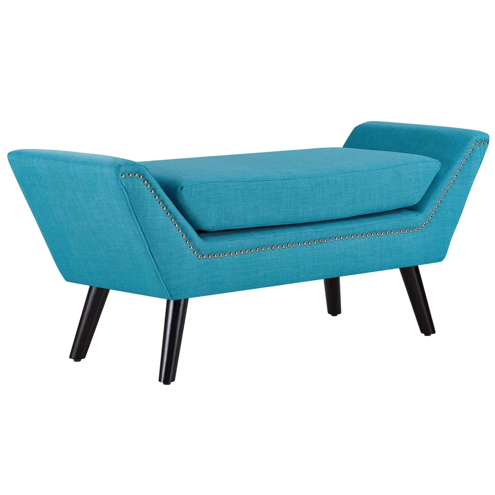 Gambol Upholstered Fabric Bench by Modway