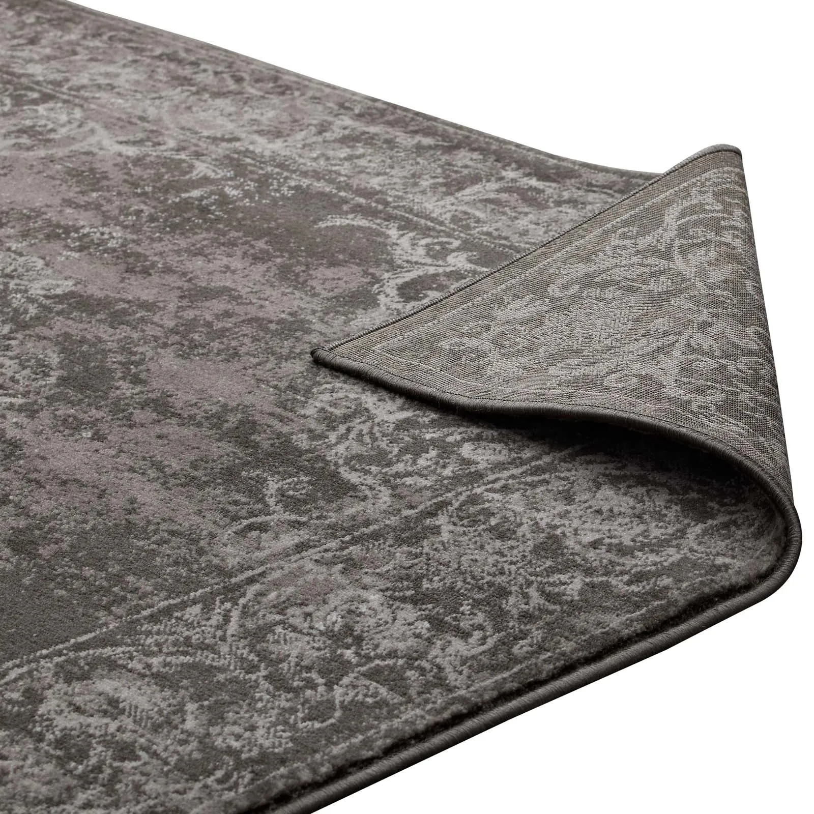 Gamela Rustic Vintage Ornate Floral Medallion Area Rug by Modway