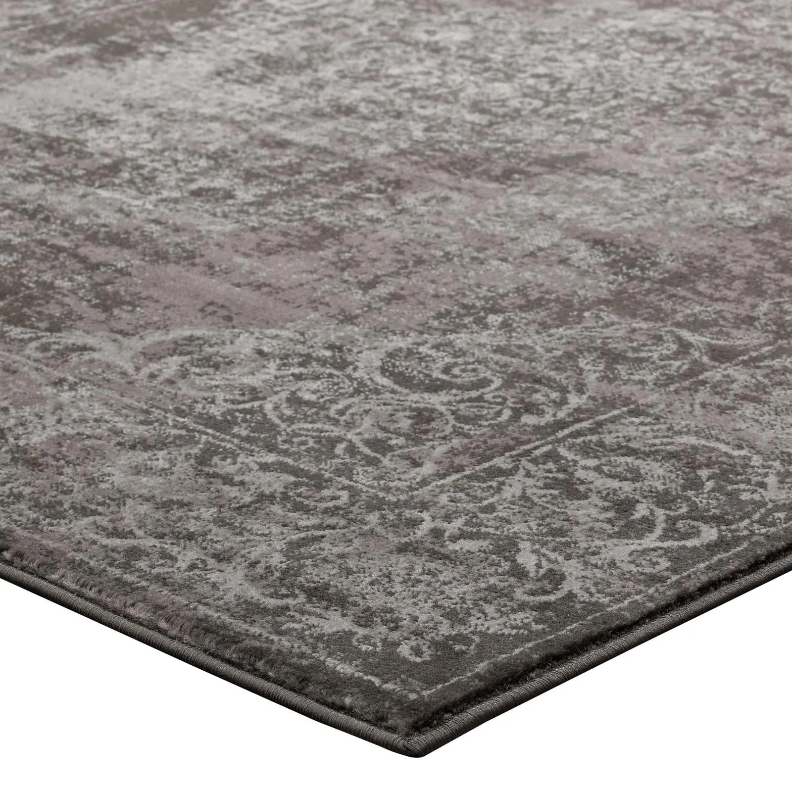 Gamela Rustic Vintage Ornate Floral Medallion Area Rug by Modway