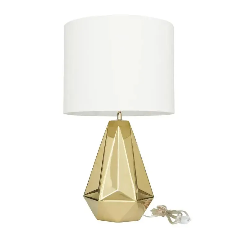 Gold Ceramic Modern Table Lamp