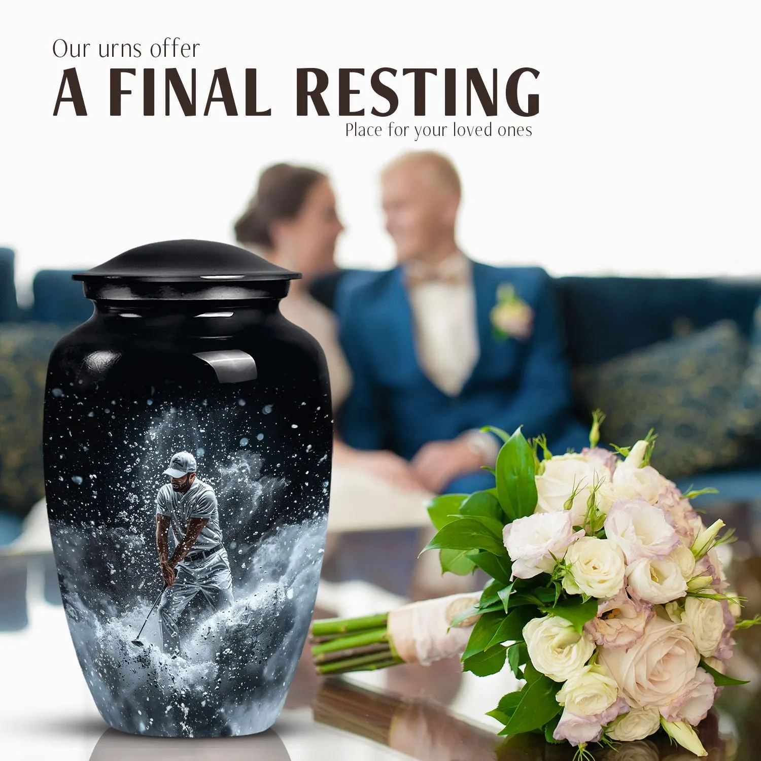 Golf Urn:  Memorial for Precious Lives Passed