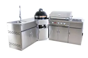 Grandfire Stainless Steel Outdoor Kitchen - Package 3
