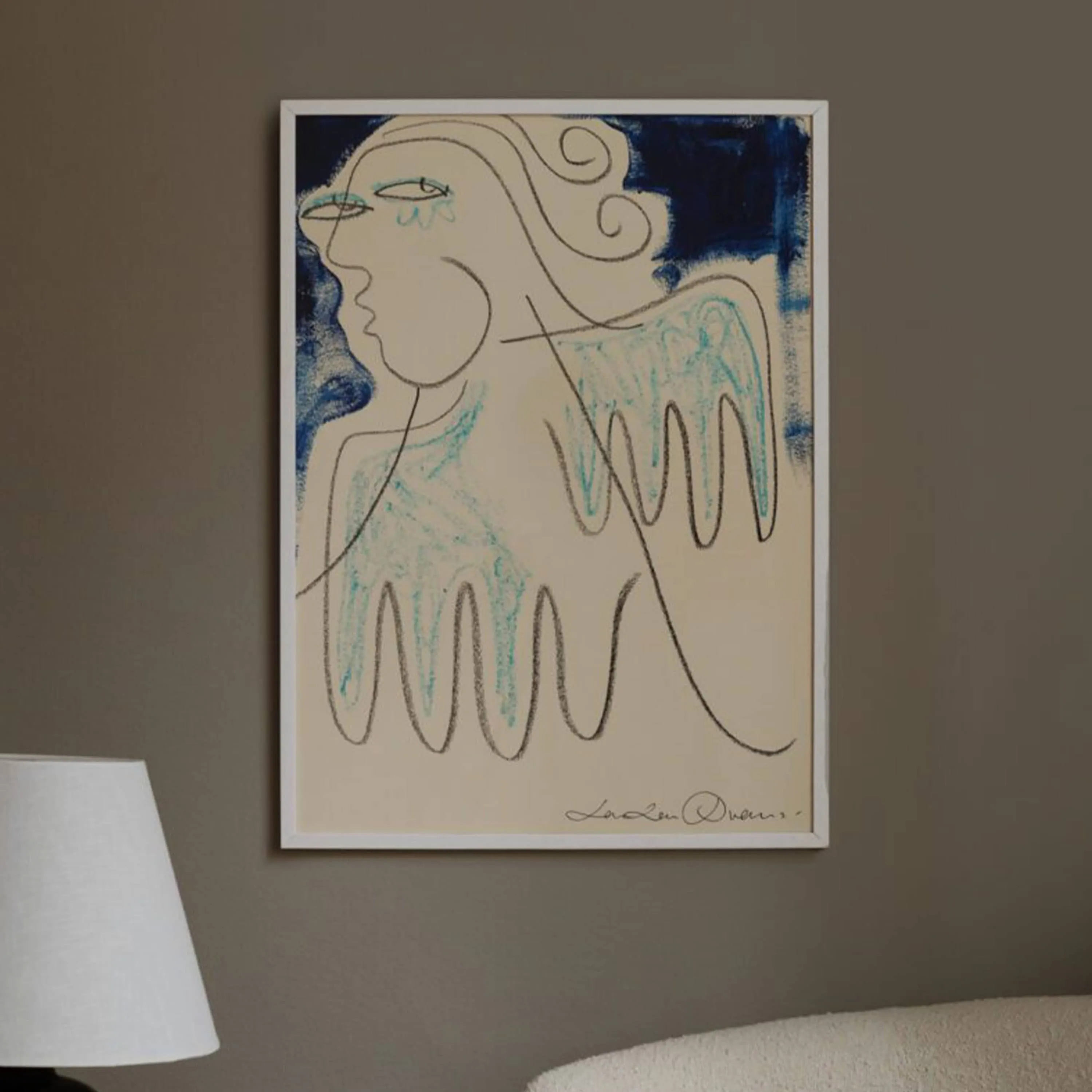 Guardian Angel Print 21Cm x 29.7Cm (A4)