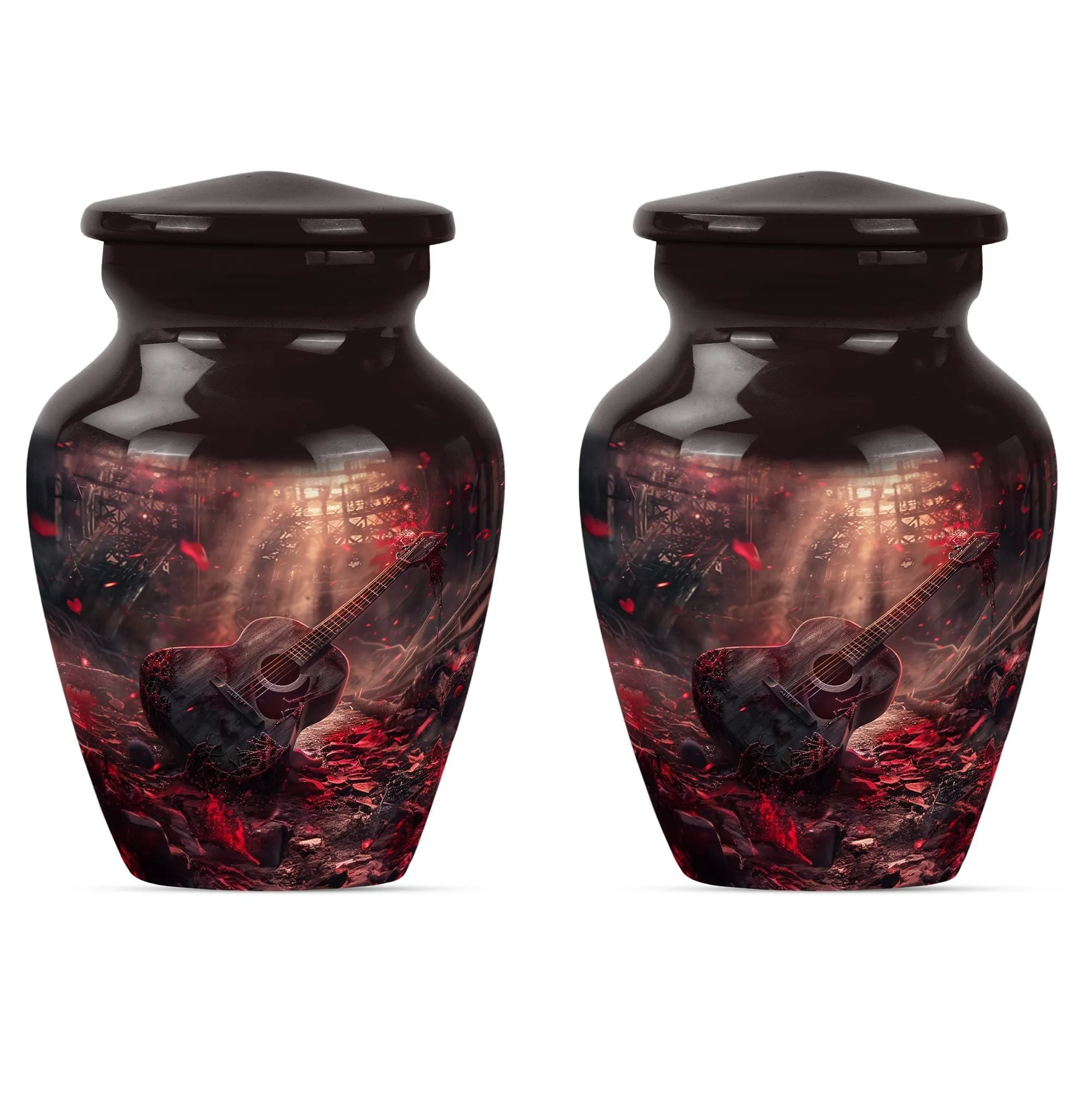 Guitar Urn Cremation Memorabilia For Adult Males Human Remains