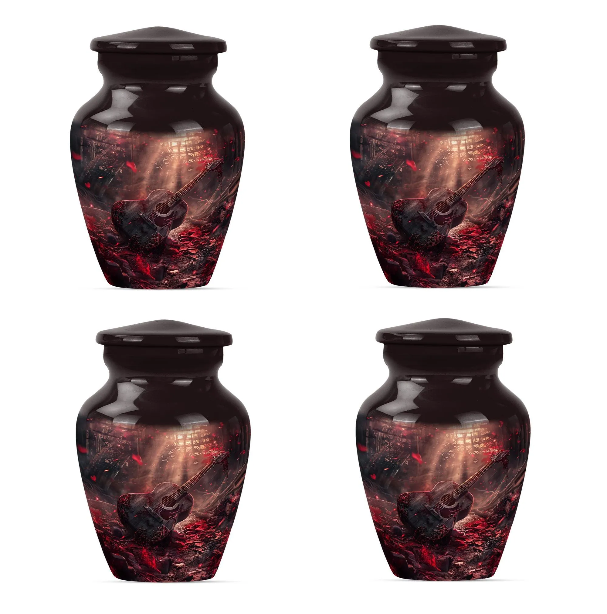 Guitar Urn Cremation Memorabilia For Adult Males Human Remains