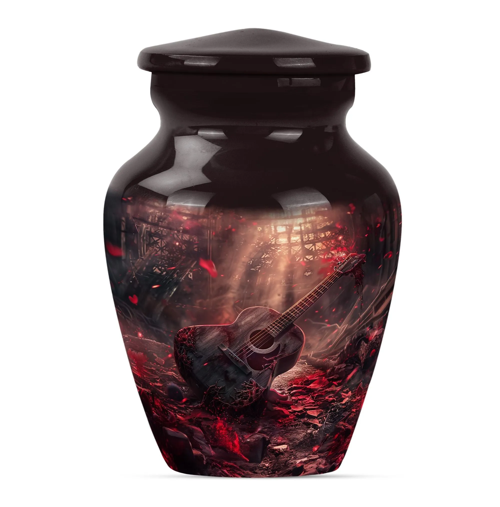 Guitar Urn Cremation Memorabilia For Adult Males Human Remains