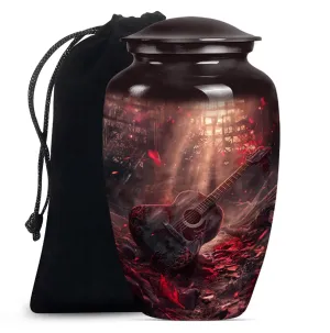 Guitar Urn Cremation Memorabilia For Adult Males Human Remains