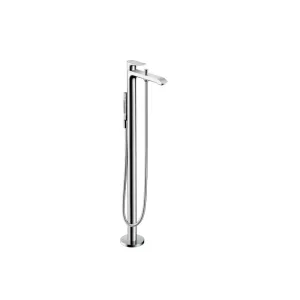 Hansgrohe 31432821 Metris Single-Handle Freestanding Tub Faucet with Hand Shower in Brushed Nickel