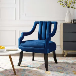Harken Performance Velvet Accent Chair by Modway