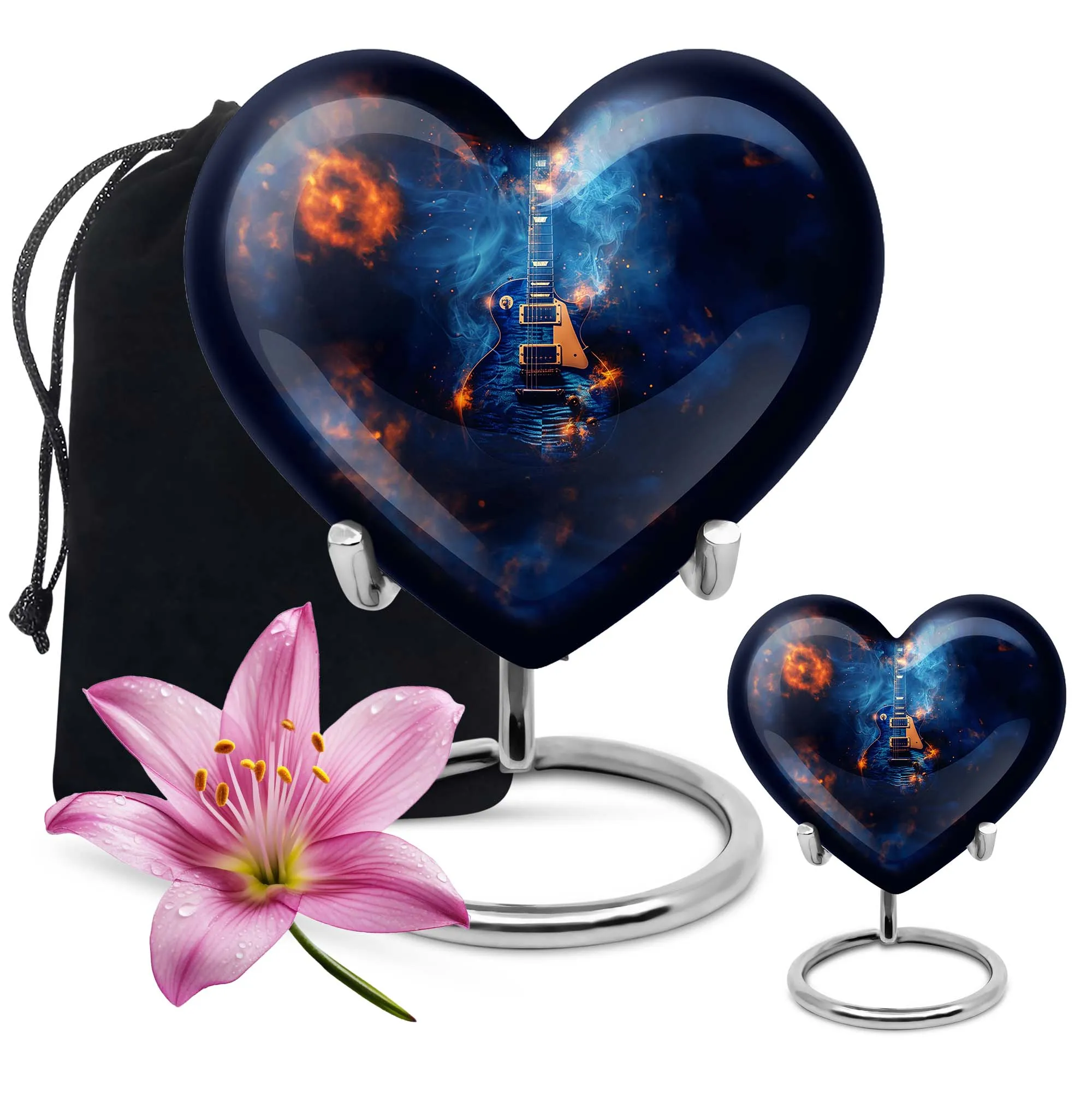 Heartfelt Harmony: Cremation Guitar Urn for Tranquil Remembrance