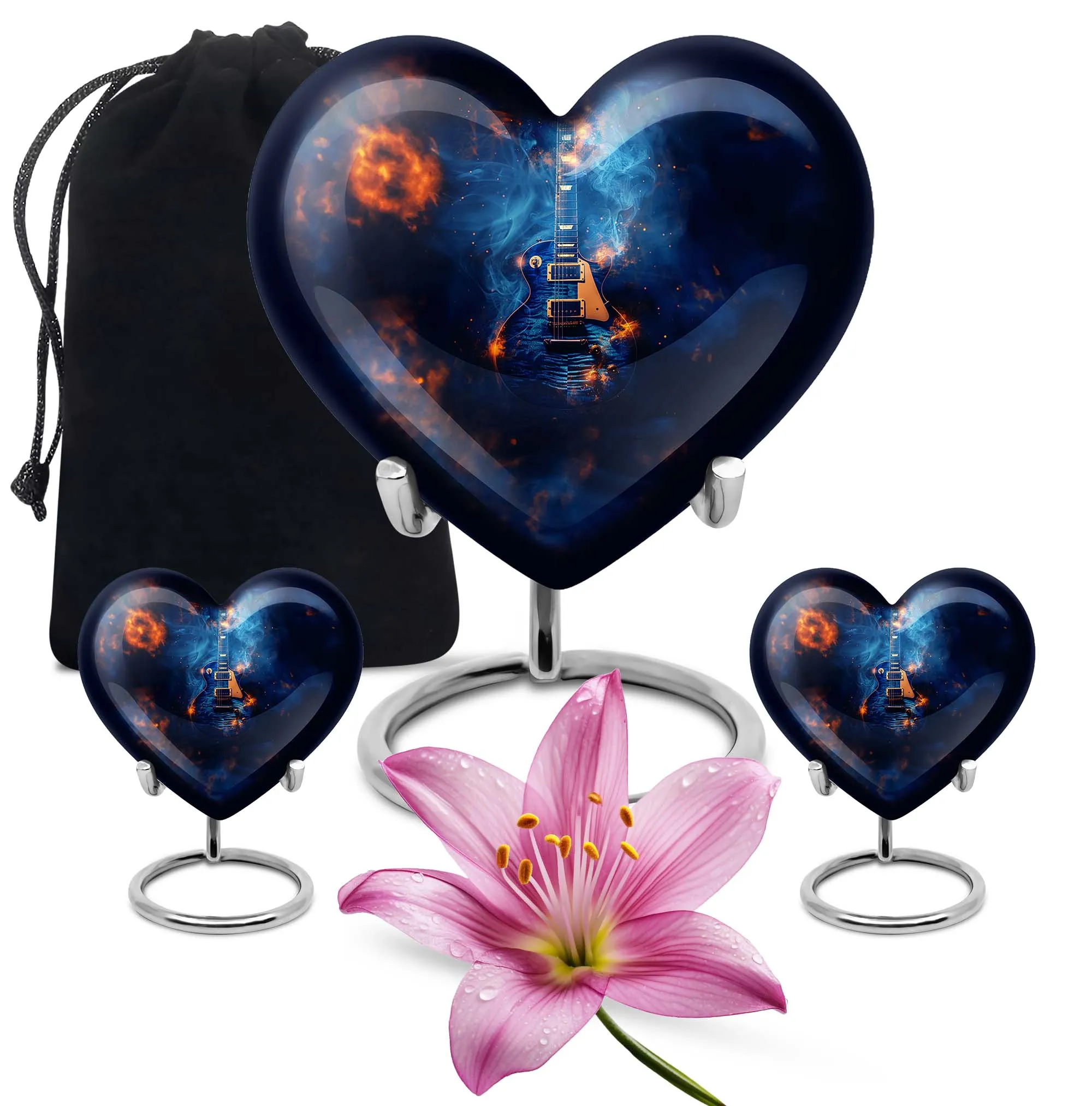 Heartfelt Harmony: Cremation Guitar Urn for Tranquil Remembrance