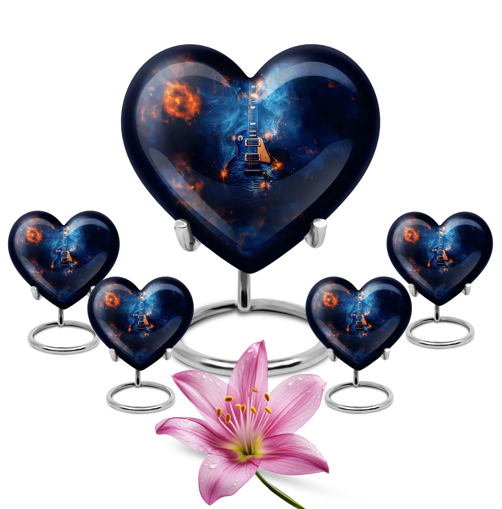 Heartfelt Harmony: Cremation Guitar Urn for Tranquil Remembrance