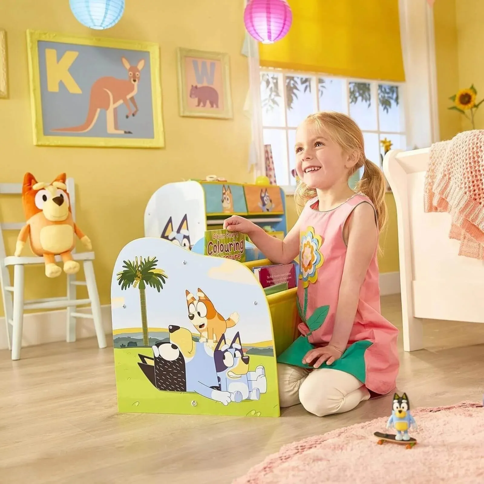 Hello Home Kids Sling Bookcase - Bluey