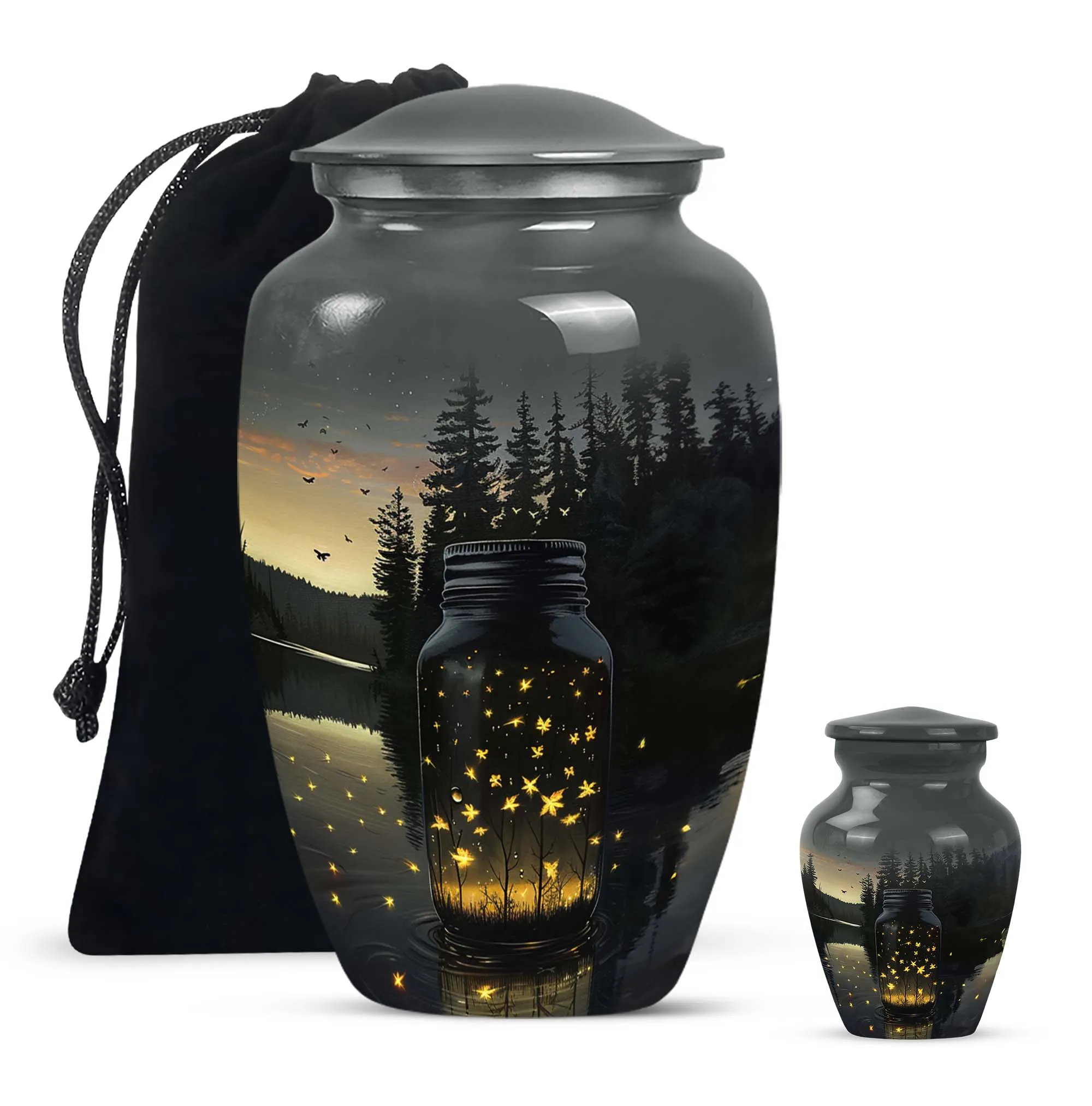 Honey pot Cremation Urn: Sophisticated Urn For Adult Ashes