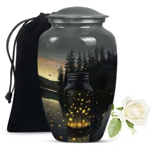 Honey pot Cremation Urn: Sophisticated Urn For Adult Ashes