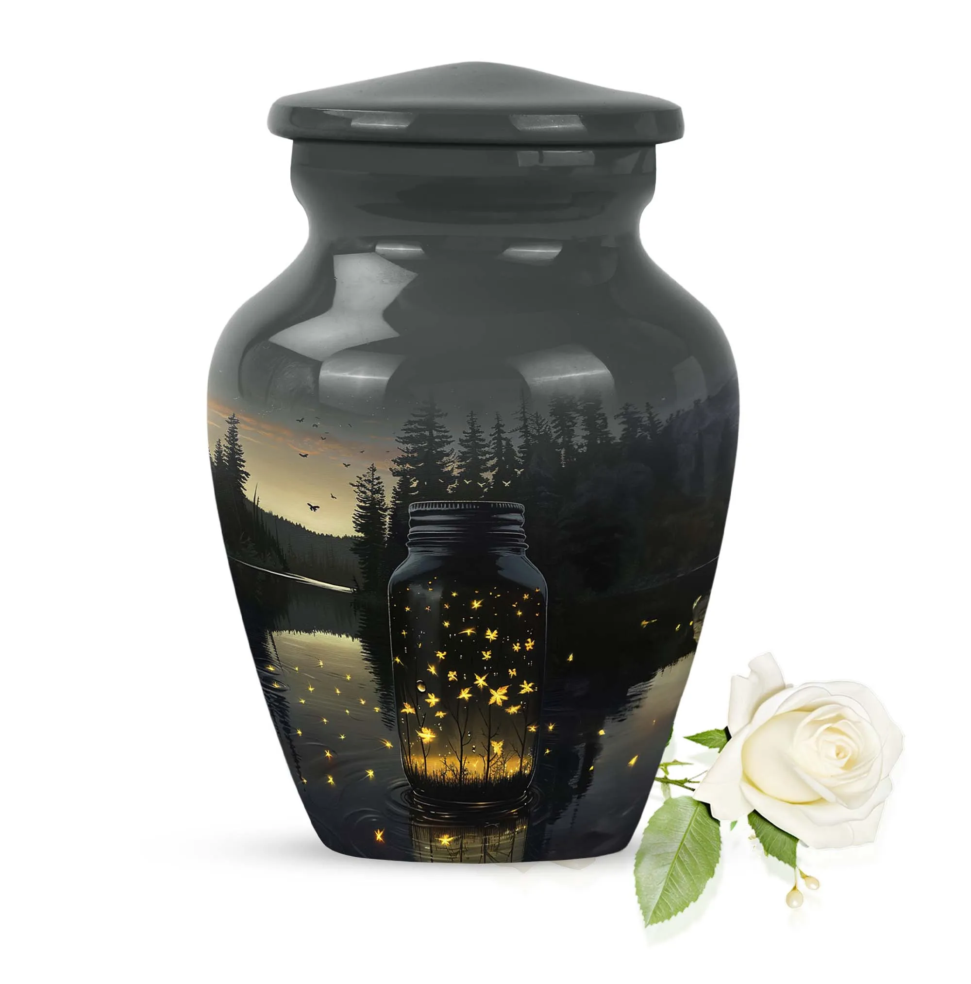 Honey pot Cremation Urn: Sophisticated Urn For Adult Ashes