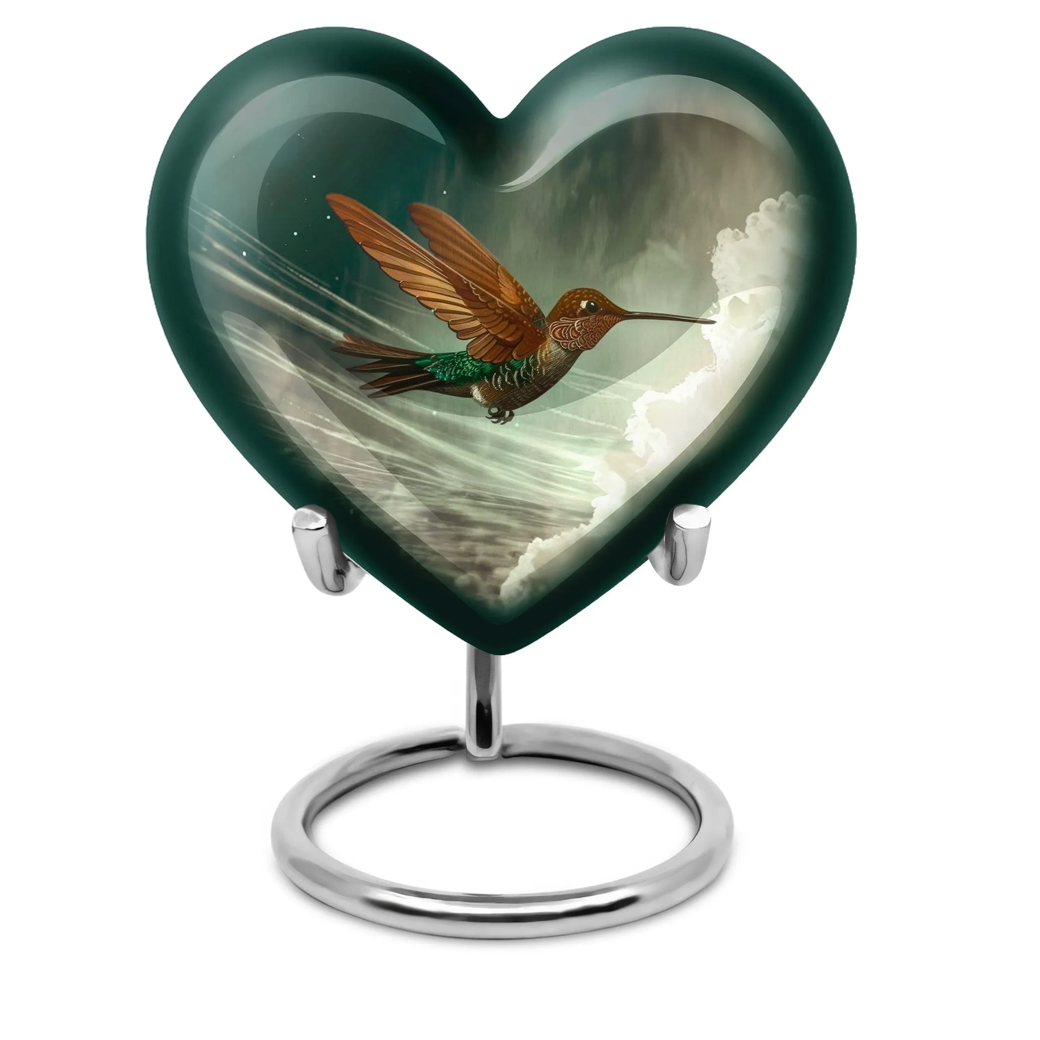 Humming Bird Tribute Cremation Commemoration Urn For Ashes