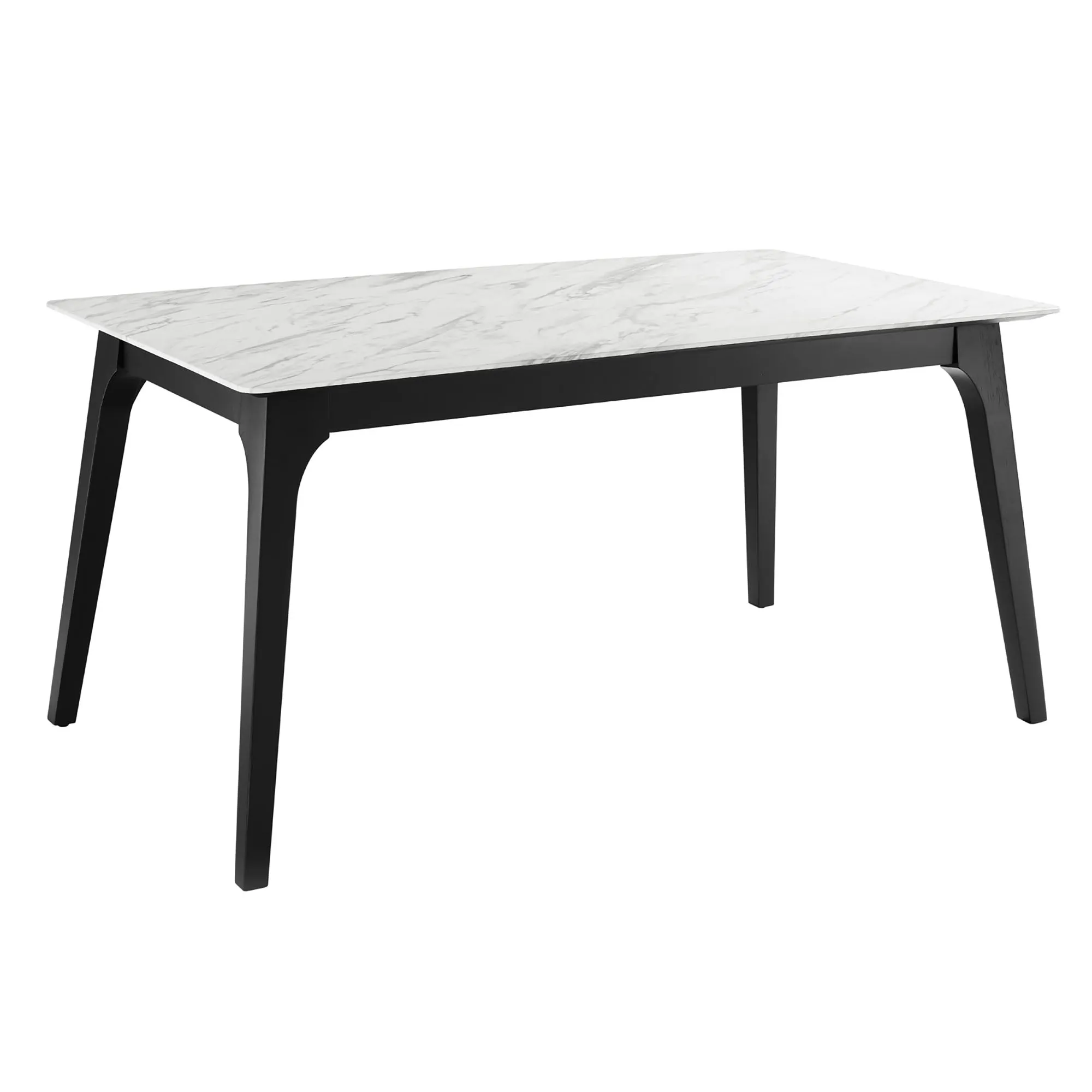 Juxtapose 63" Rectangular Performance Artificial Marble Dining Table by Modway