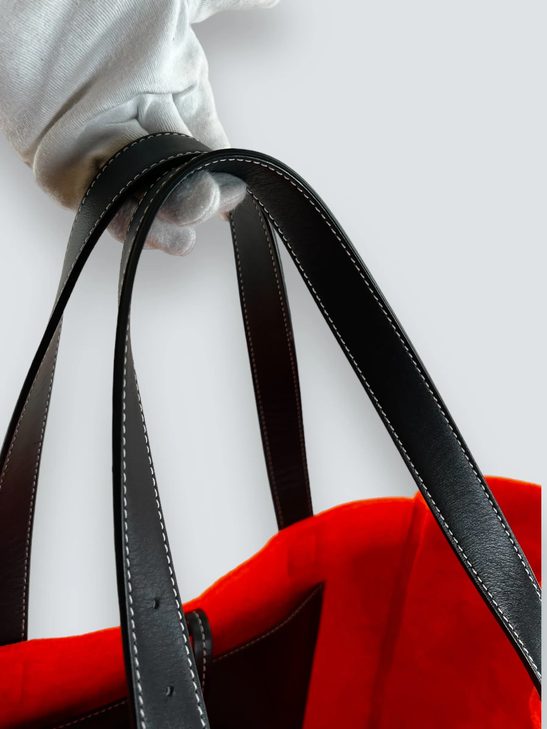 JW Anderson Orange Fabric Anchor Tote