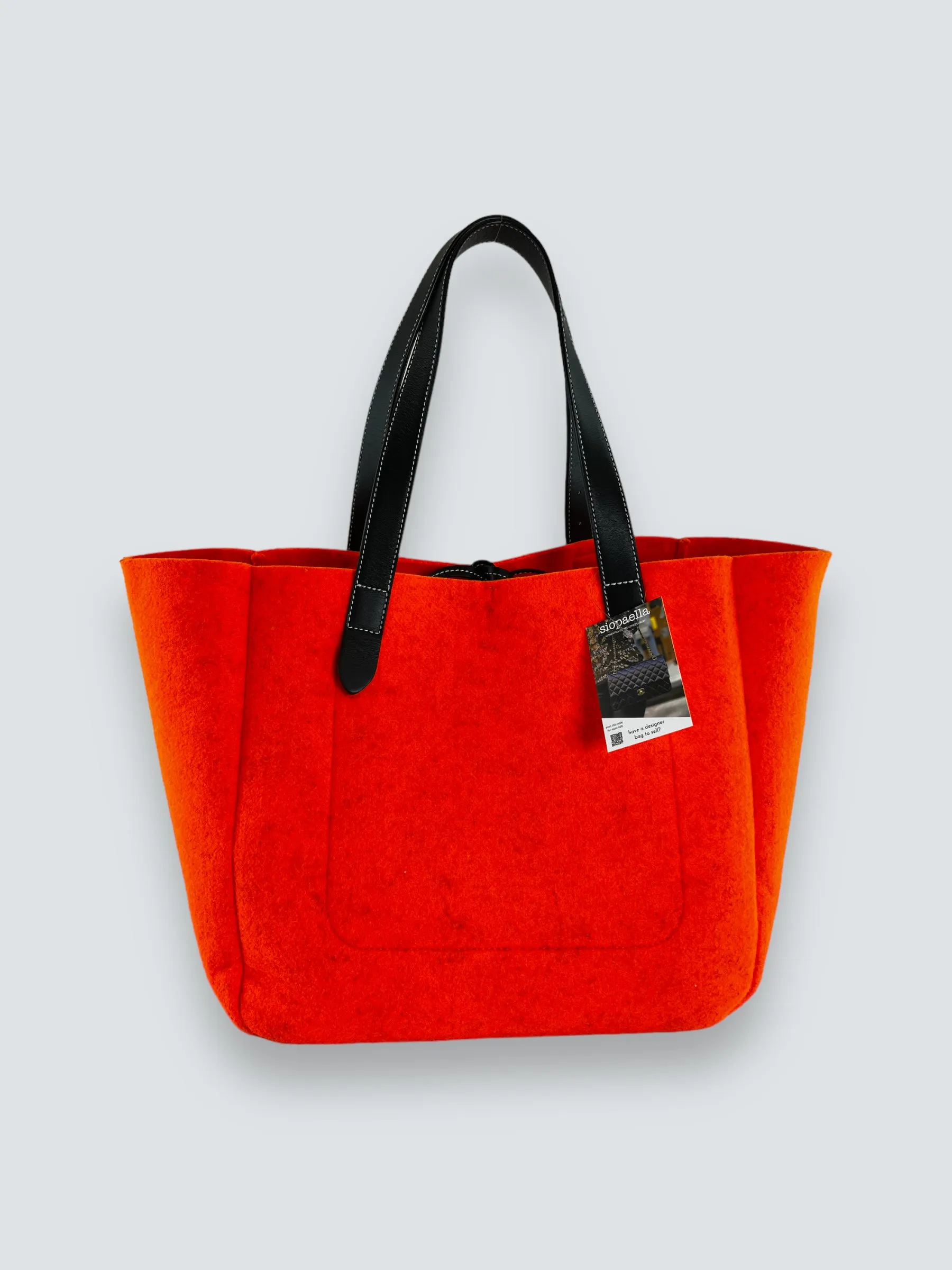 JW Anderson Orange Fabric Anchor Tote