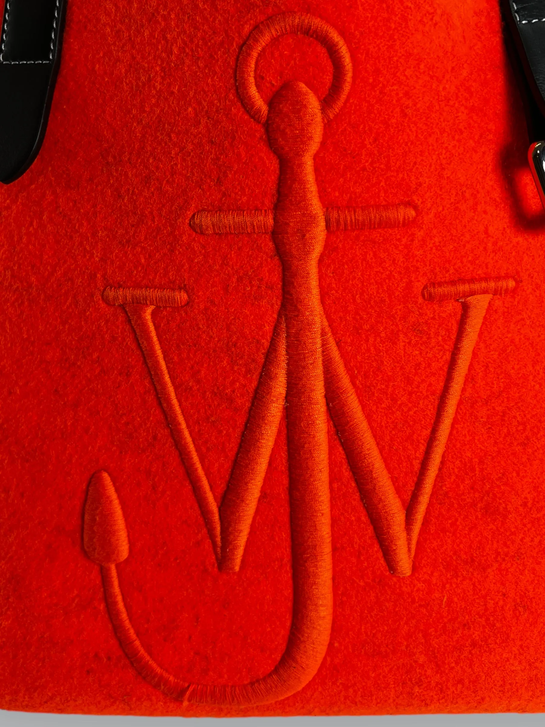 JW Anderson Orange Fabric Anchor Tote
