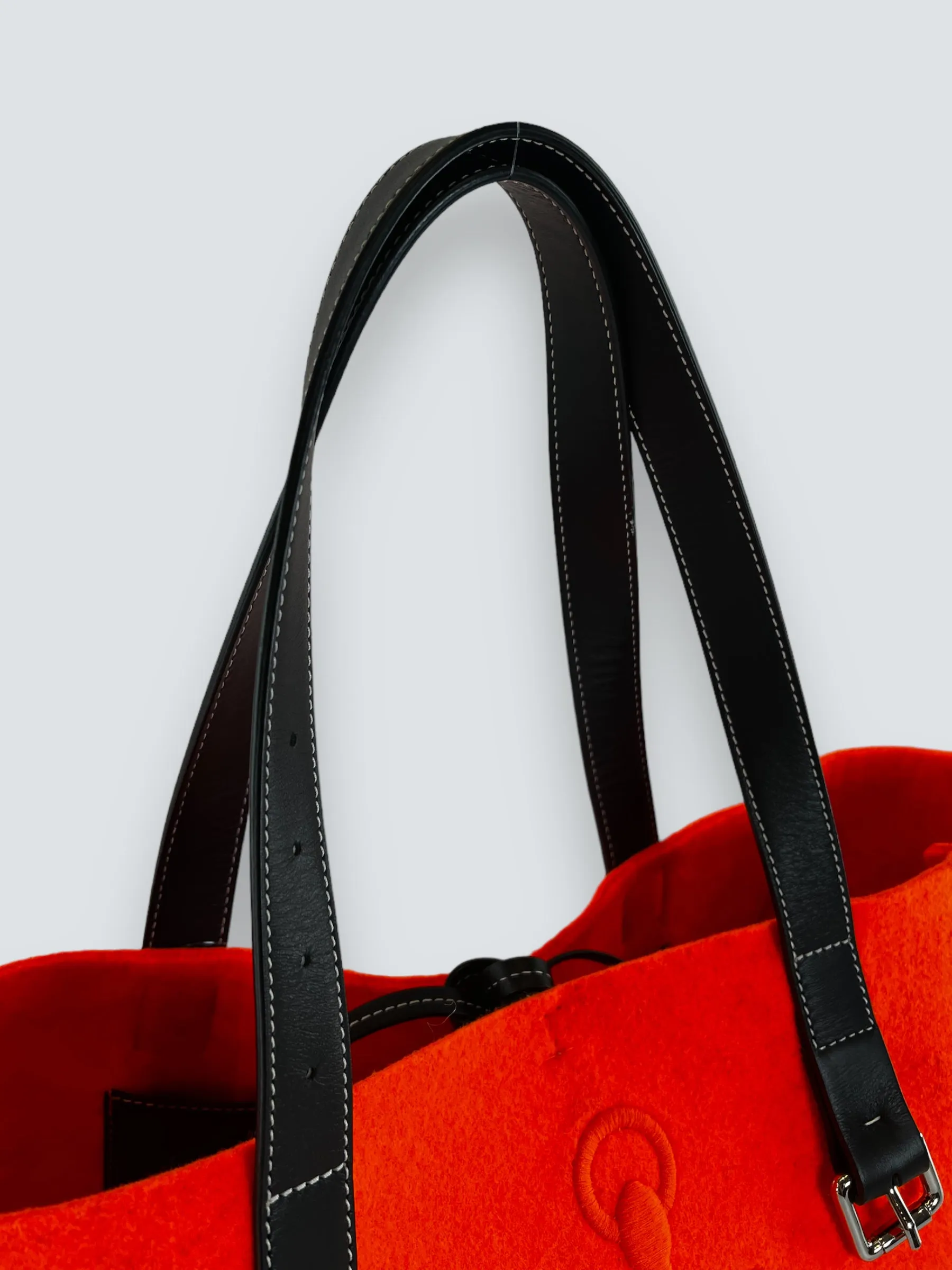 JW Anderson Orange Fabric Anchor Tote