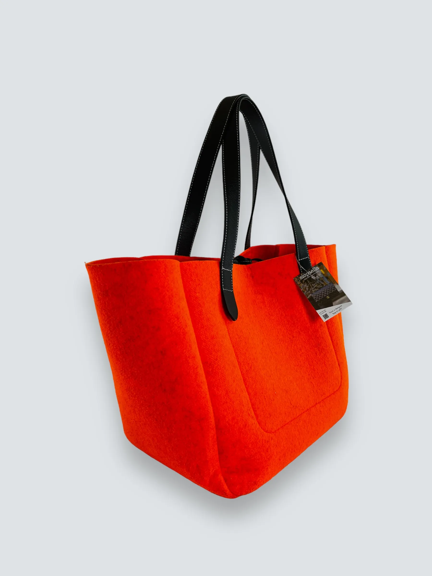 JW Anderson Orange Fabric Anchor Tote