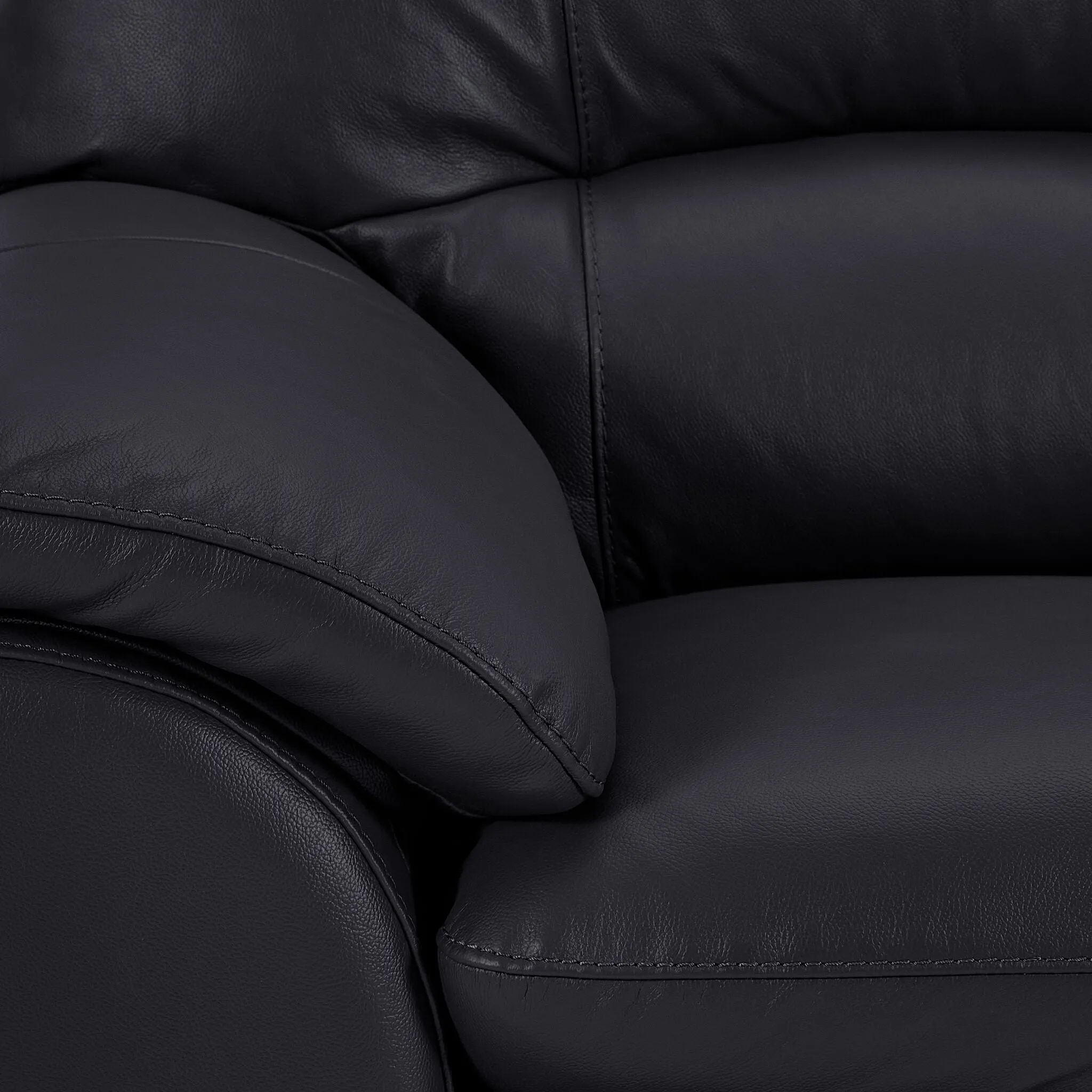 Kendrick Leather Chair - Black