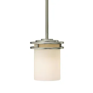 Kichler 3475NI Hendrik Pendant, 1 Light Incandescent 100 Watts, Brushed Nickel