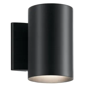Kichler 9234BK Modern Indoor/Outdoor Wall Light, Aluminum, Black