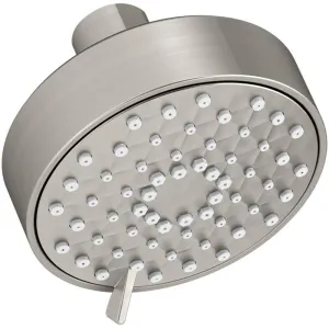 Kohler 72418-G-BN Awaken 3-Spray Patterns 3.6 in. Single Wall Mount Fixed Shower Head in Vibrant Brushed Nickel