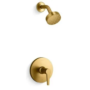 KOHLER CO K-TS97077-4G Pitch Shower Only Trim Package - Vibrant Brushed Modern Brass