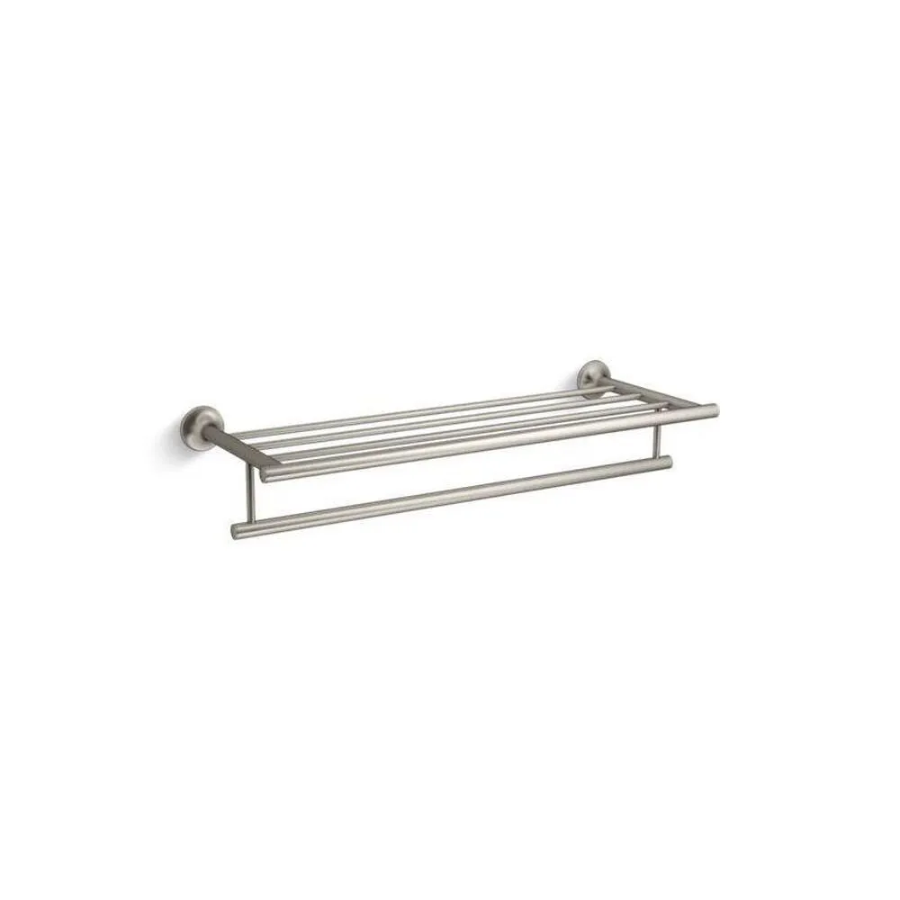 Kohler K-13448-BN Coralais 26-5/16" Wall Mounted Towel Shelf, Brushed Nickel