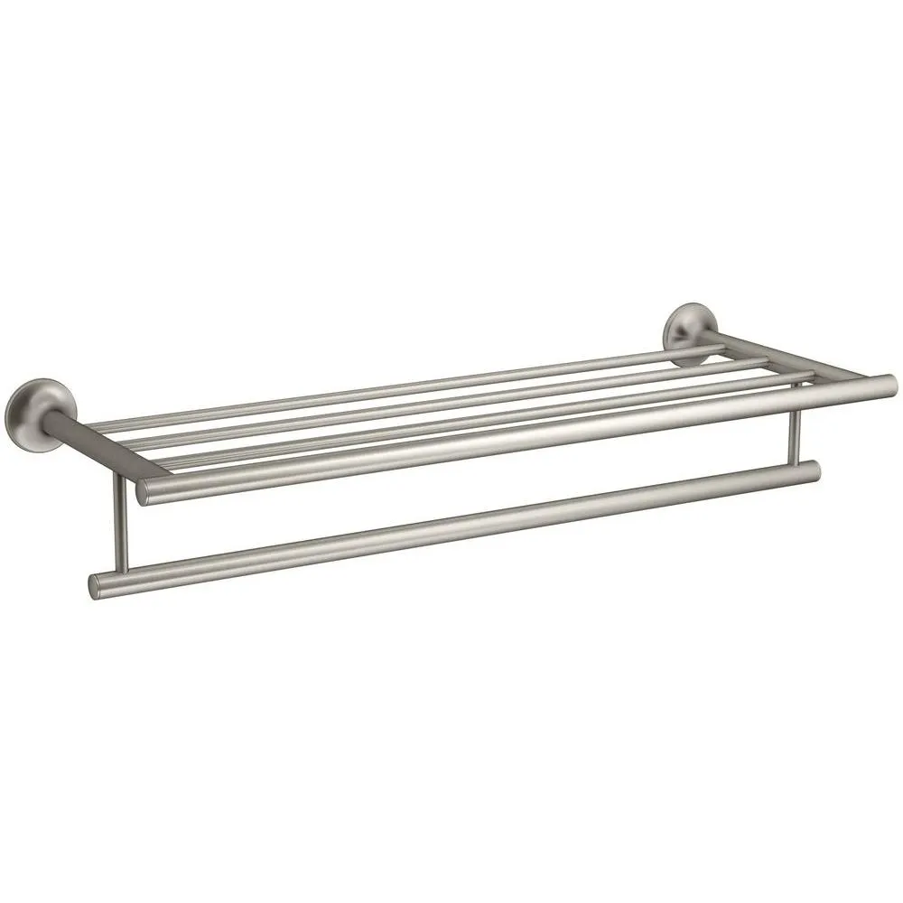 Kohler K-13448-BN Coralais 26-5/16" Wall Mounted Towel Shelf, Brushed Nickel