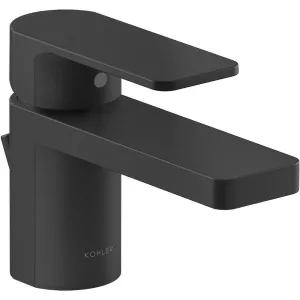 Kohler K-24804-4-SN Parallel Low Single-Handle Bathroom Sink Faucet, 1.2 gpm, Vibrant Polished Nickel
