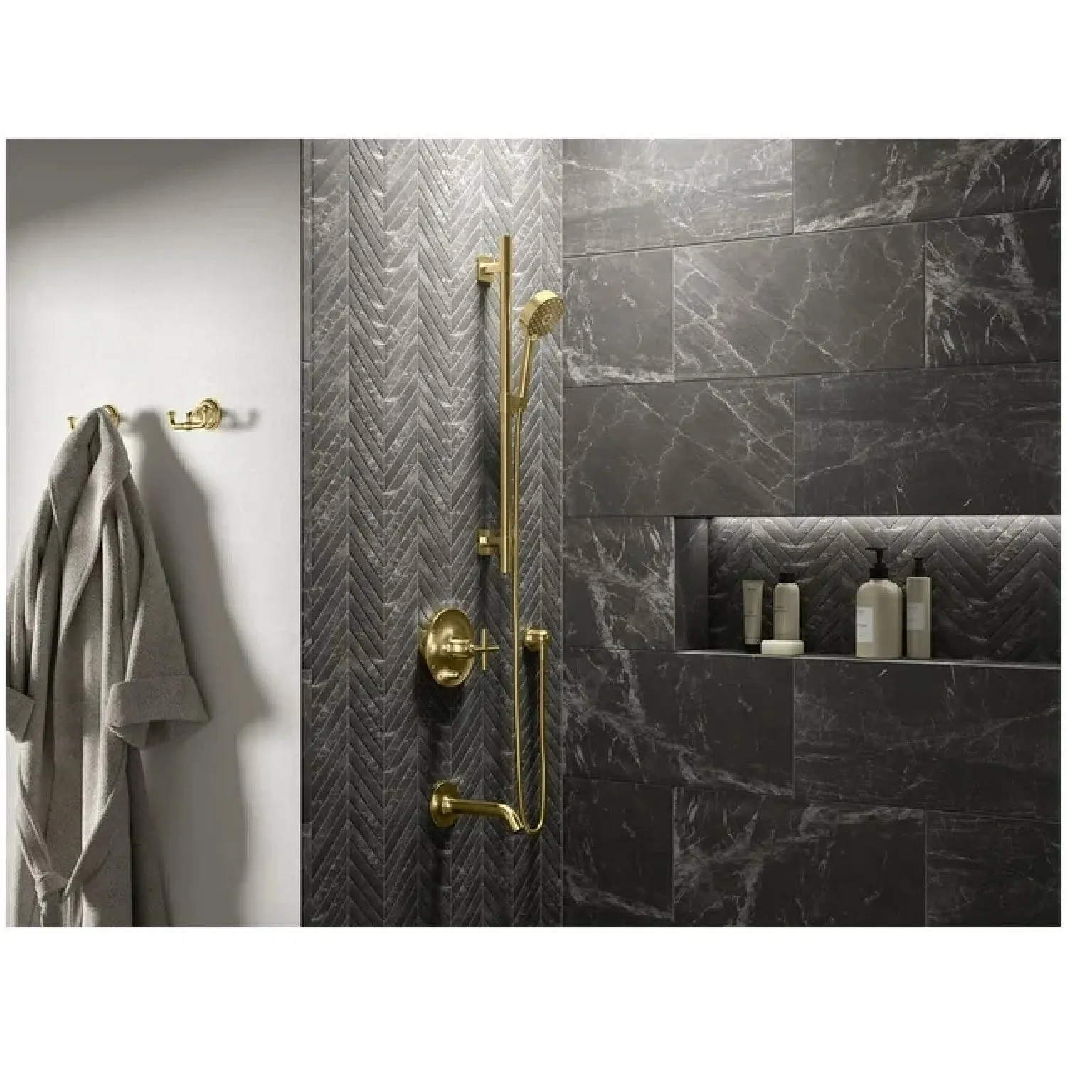 Kohler K-72415-G Awaken 1.75 GPM Multi Function Hand Shower - Bronze