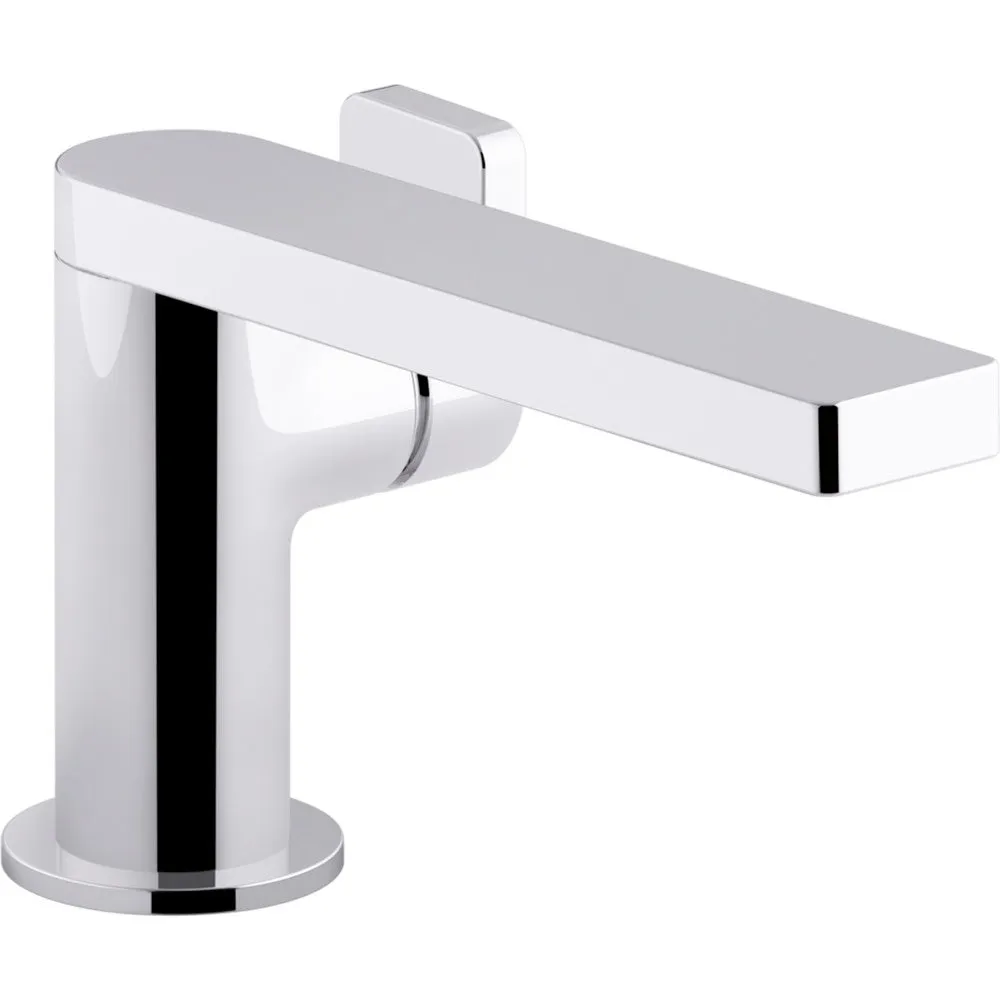 KOHLER K-73167-4-CP Composed Single-Handle Bathroom Sink Faucet with Lever Handle, Polished Chrome