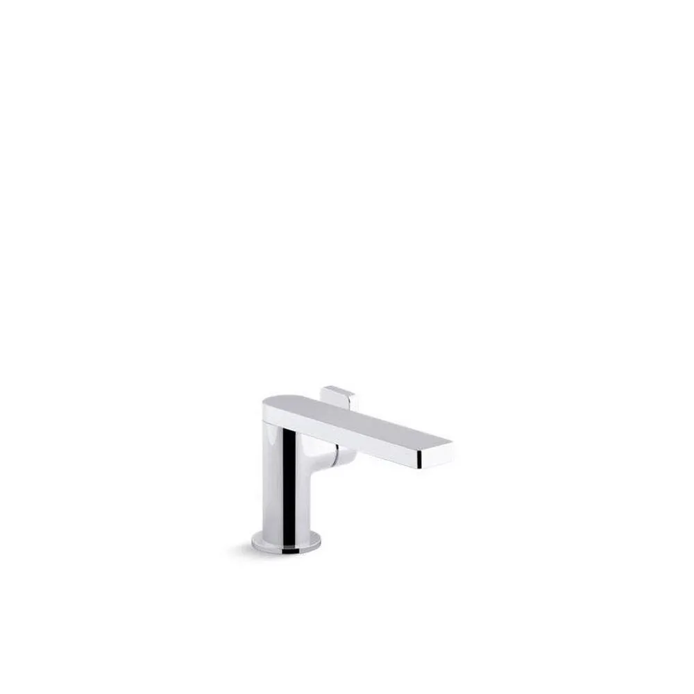 KOHLER K-73167-4-CP Composed Single-Handle Bathroom Sink Faucet with Lever Handle, Polished Chrome