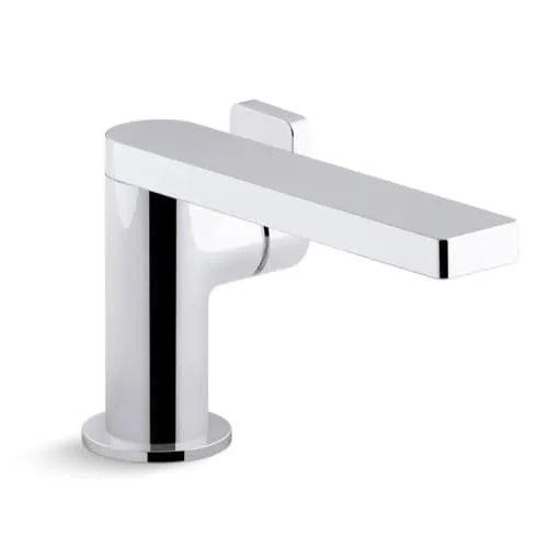 KOHLER K-73167-4-CP Composed Single-Handle Bathroom Sink Faucet with Lever Handle, Polished Chrome