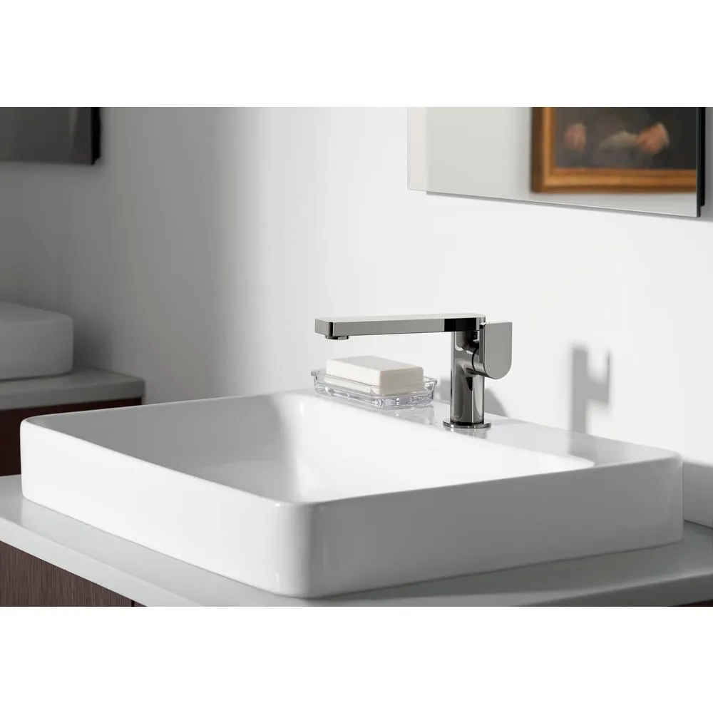 KOHLER K-73167-4-CP Composed Single-Handle Bathroom Sink Faucet with Lever Handle, Polished Chrome