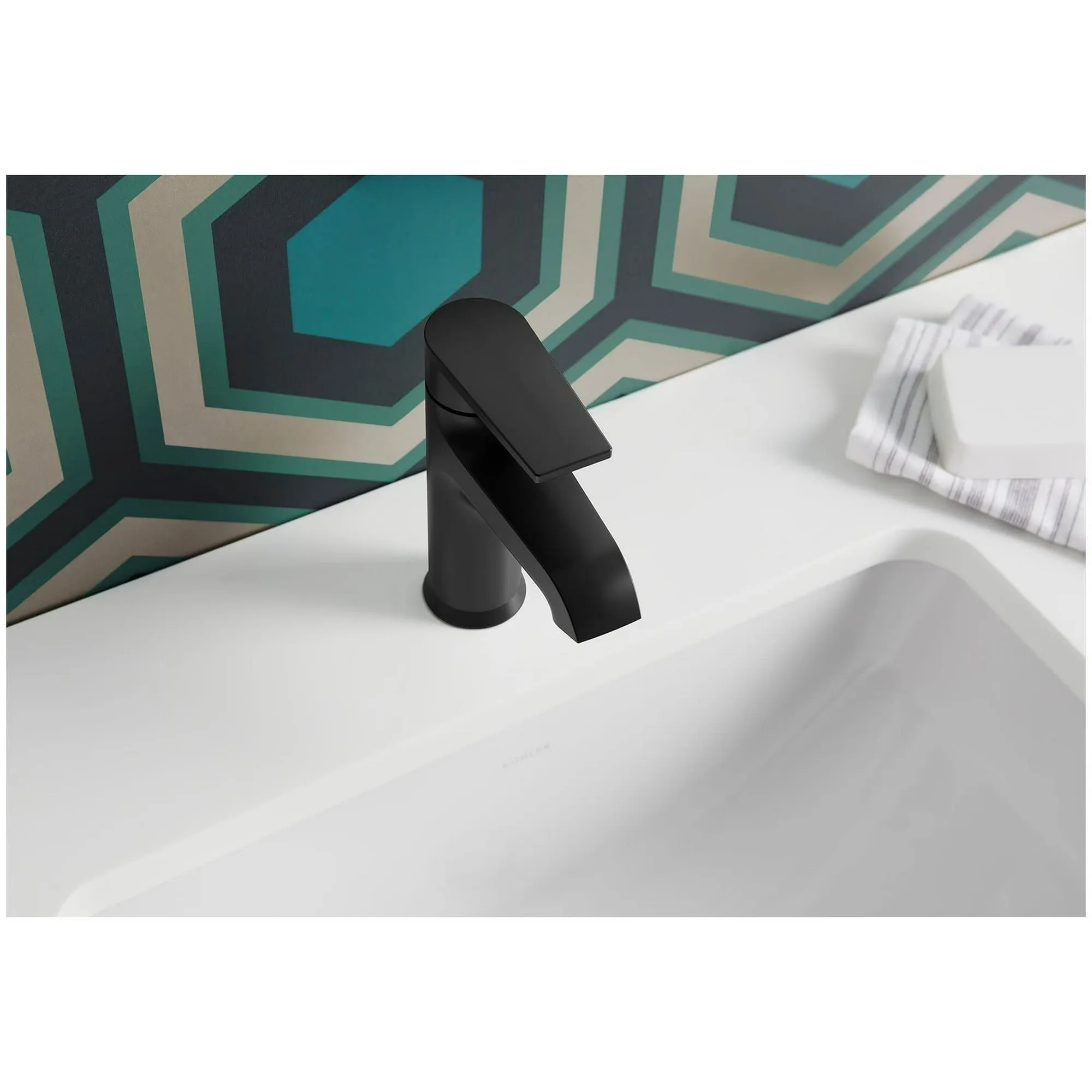 Kohler K-97060-4-CP Hint 1.2 GPM Single Hole Bathroom Faucet, Polished Chrome