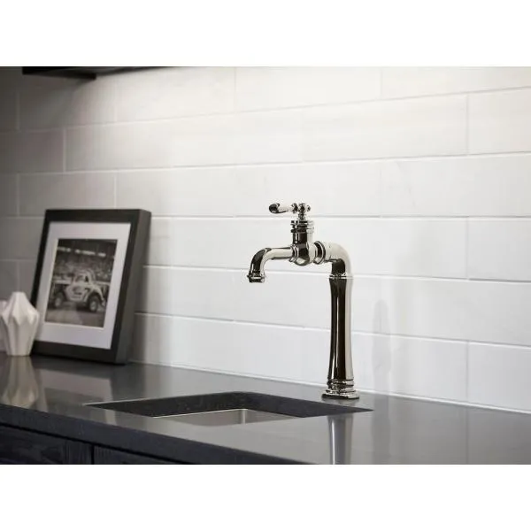 KOHLER K-99268-CP Artifacts Gentleman's Bar Sink Faucet, Polished Chrome