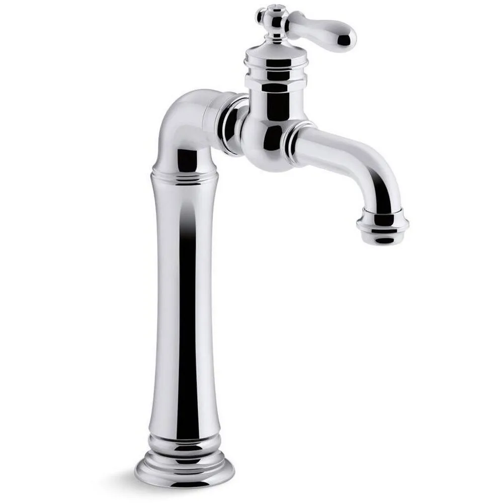 KOHLER K-99268-CP Artifacts Gentleman's Bar Sink Faucet, Polished Chrome