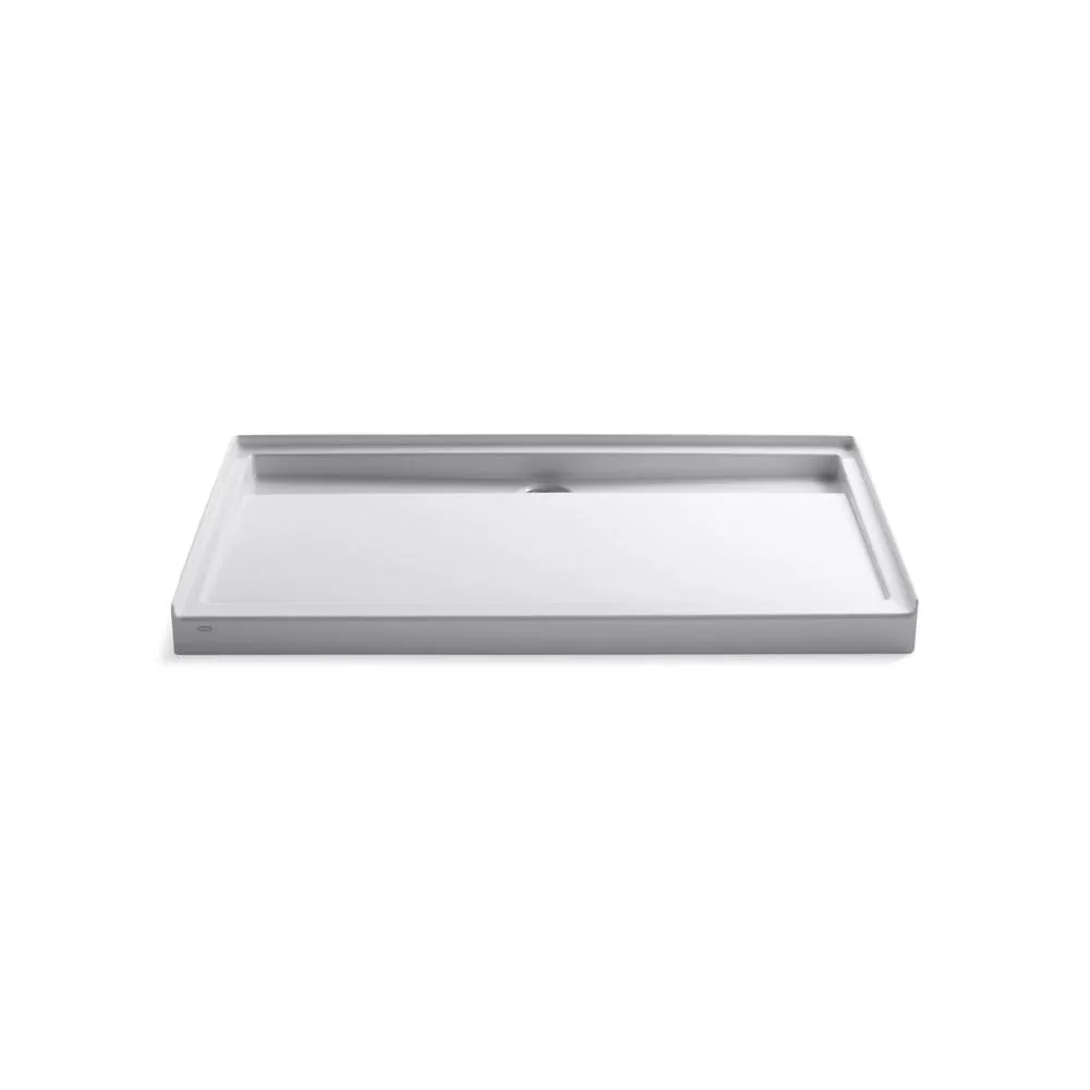 Kohler K-9928-0 Groove Acrylic Receptor 60-Inch by 36-Inch, Back Drain, White