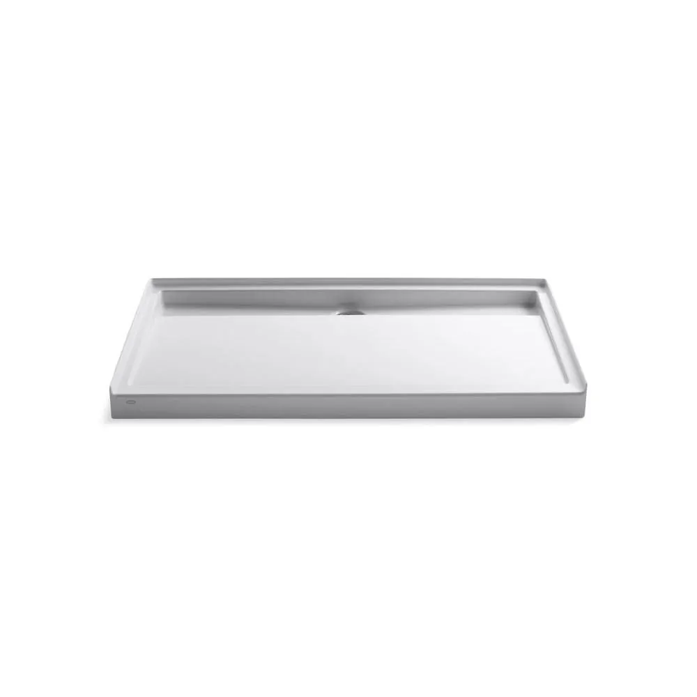 Kohler K-9928-0 Groove Acrylic Receptor 60-Inch by 36-Inch, Back Drain, White