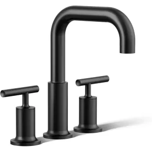 Kohler K-T14428-4 Purist Deck Mounted Roman Tub Filler Black