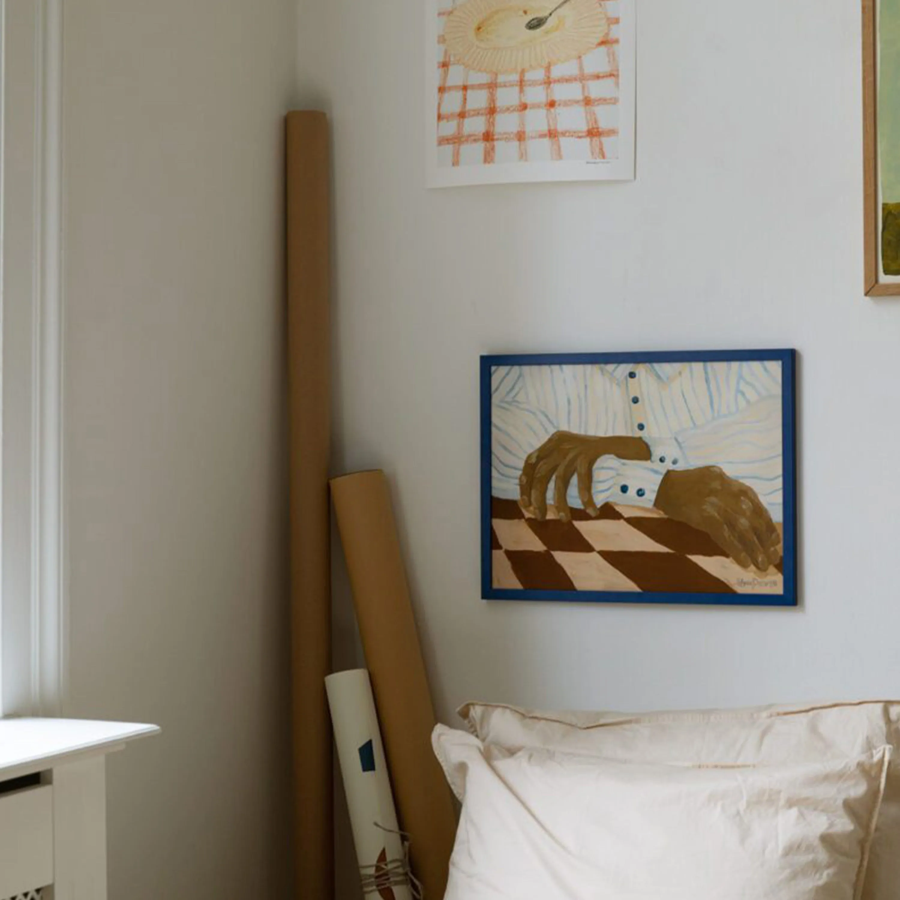 Light Stripes Print 50Cm x 70Cm