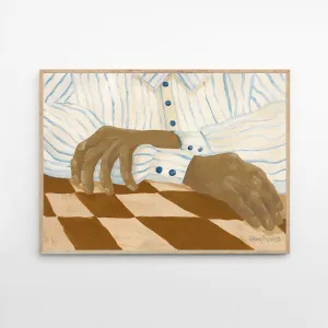 Light Stripes Print 50Cm x 70Cm