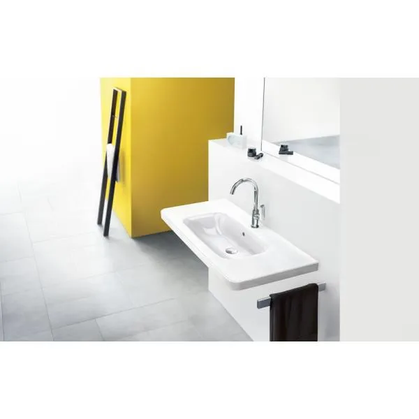Logis Faucet Single Handle with Drain Assembly Finish: Chrome